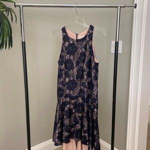 Navy Blue Eliza J Lace Dress